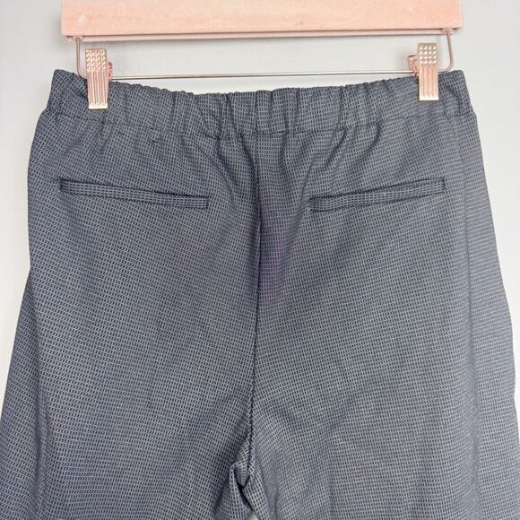 RACHEL ZOE | Drawstring Black & White Mini Plaid Print Pants Women’s Size 6 - Picture 8 of 10